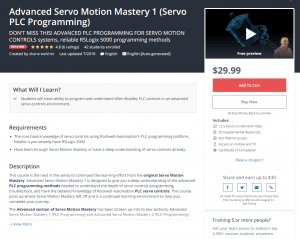 Advanced Servo Motion Mastery Course