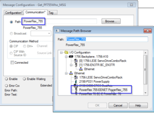 MSG Communications To The IO Device